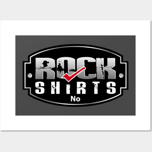 Rock Shirts Logo Posters and Art